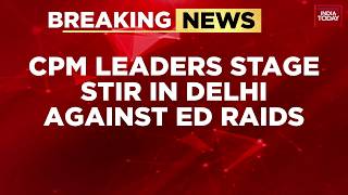 Breaking: ED Raids Pinarayi Vijayan, Left Workers Injure Officials As Protests Spill Over To Delhi