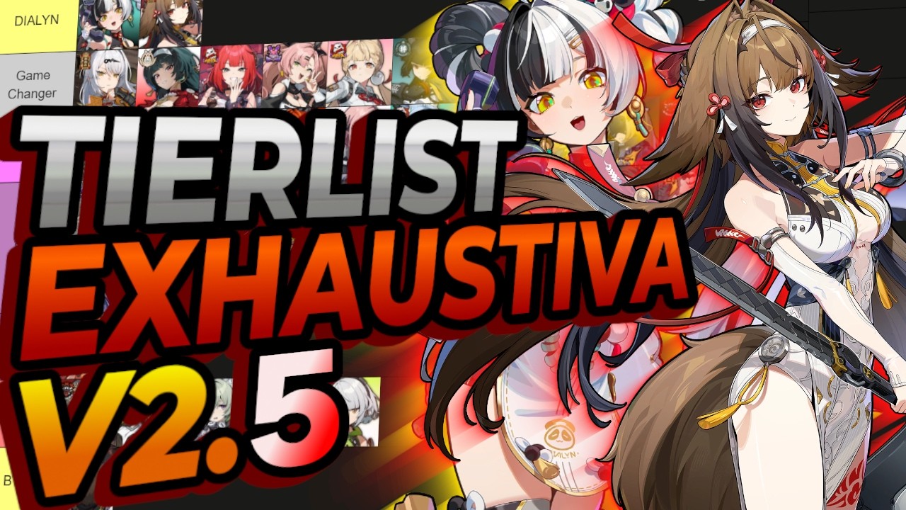 ✅¿CUAL ES EL MEJOR PERSONAJE EN LA 2.5 DE ZZZ? | TIERLIST 2.5 ZENLESS ZONE ZERO