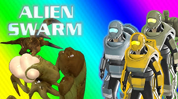 My Teammates Are More Dangerous Than the Aliens - Alien Swarm Reactive Drop Funny Moments