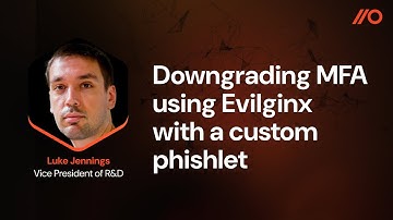 Demonstrating an MFA downgrade attack using Evilginx