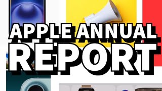 Apple annual financial report 10k October 2024 deep dive