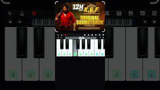 KGF-Piano Tune,,💔 Tutorial #viral #Shorts #music #keyboard #viralshorts