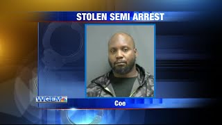 ISP recovers stolen semi, arrests felon in possession of loaded firearm