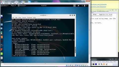 Kali Linux - NMap - Aggressive Scan