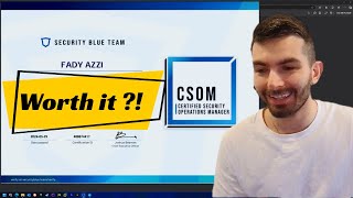 Certified Security Operation Manager (CSOM): A Complete Honest Review