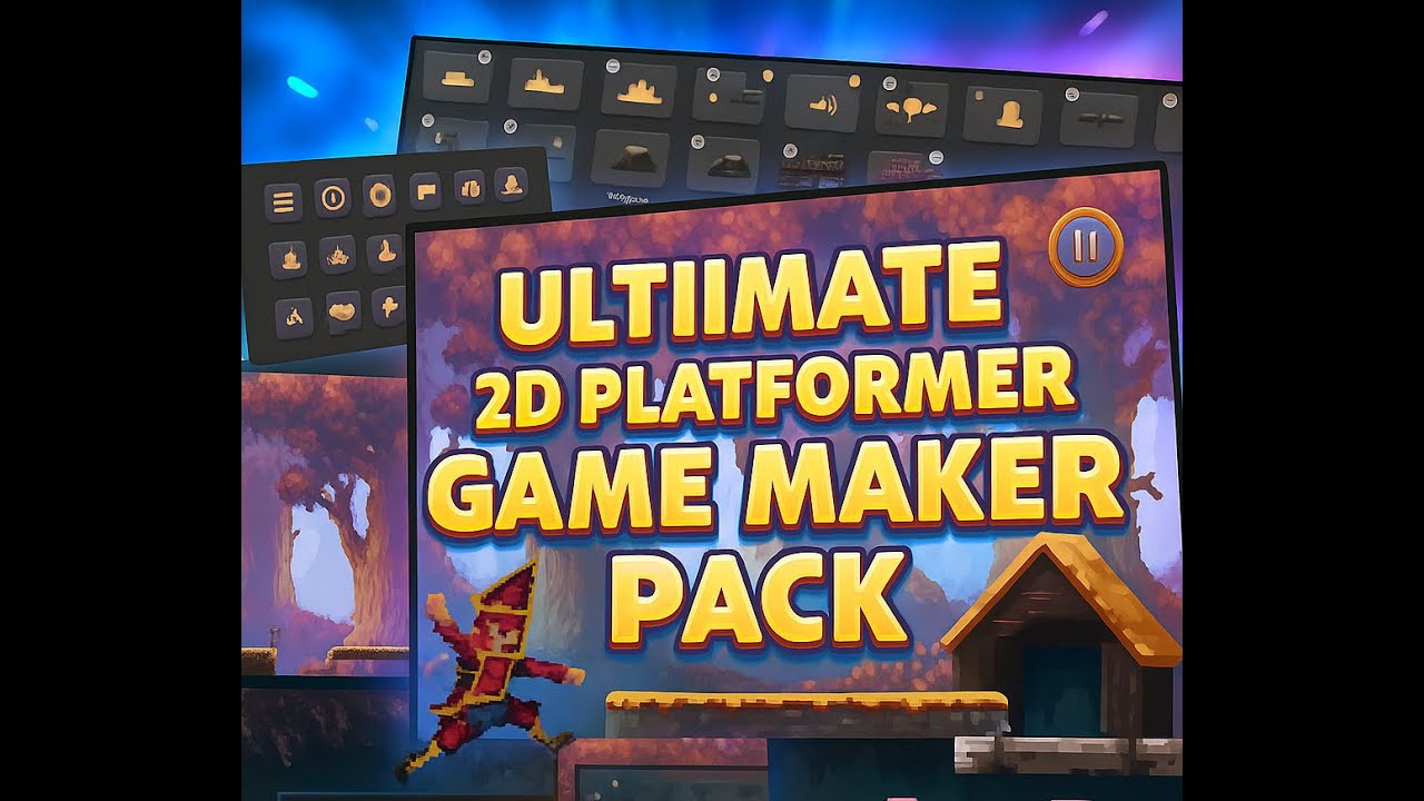 Make Your own Platformer Game using this complete 2d platformer maker ...