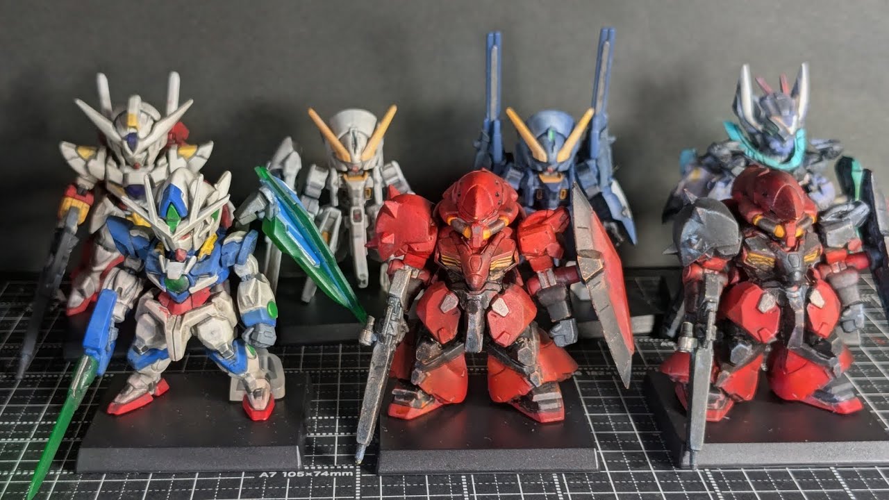 Gundam Converge #29 ] My Thoughts on Painting All Figures and
