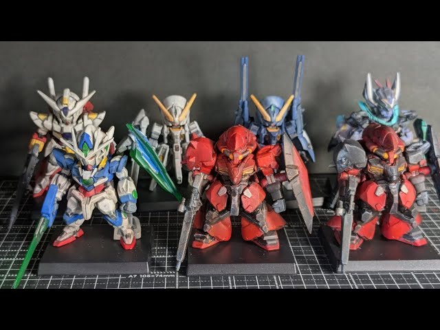 Gundam Converge #29 ] My Thoughts on Painting All Figures and