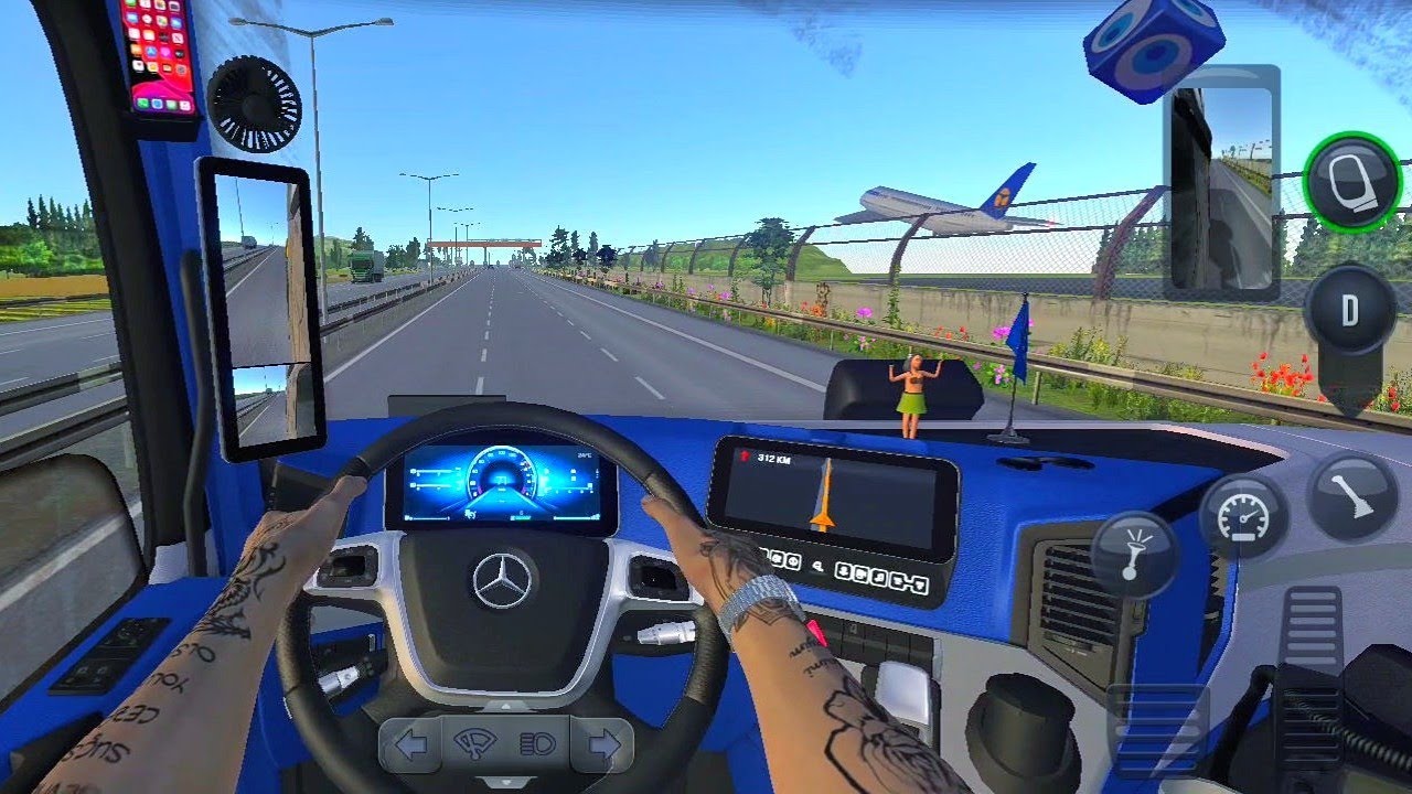 Truck Simulator : Ultimate | Airport Route 🏙️✈️🛣️| 🚚MERCEDES | Zuuks | Mobile Gameplay