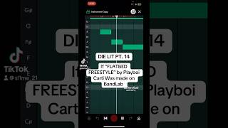 If #flatbedfreestyle by #playboicarti was made on #Bandlab #dielit #beats #viral #trending