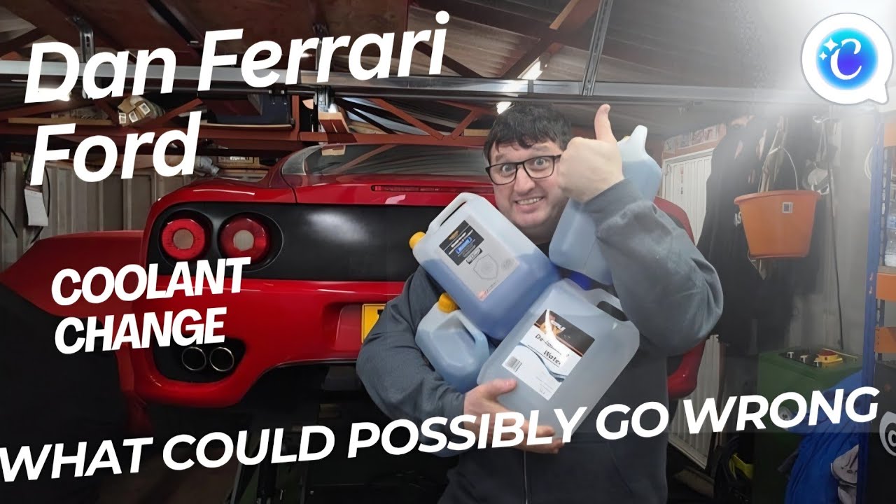 "Ferrari 360"We attempt a full coolant change, What could possibly go wrong?