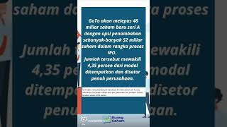 4 FAKTA SEBELUM BELI GOTO! #belajarsaham #investasi #yuknabungsaham #saham #tradingsaham