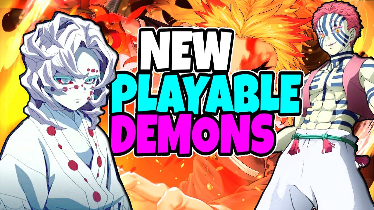 Rui & Akaza GAMEPLAY REACTION! FREE Playable DEMONS Coming!