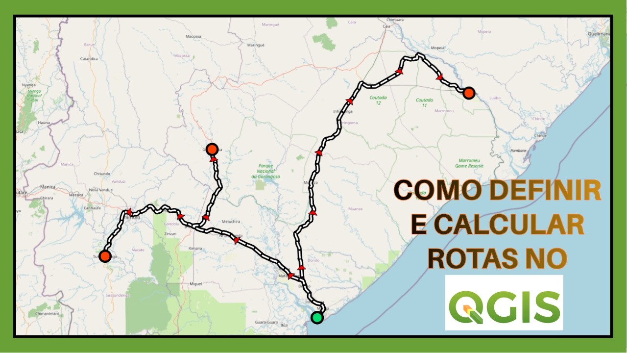COMO FAZER UM MAPA DE ROTAS NO QGIS