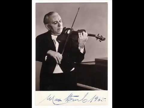 Max Strub (Vn)　Beethoven Violin concerto ～1'st Mov.