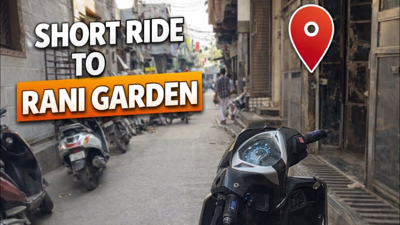 Rani Garden Tak Mini Ride Vlog | Raw Street Vibes