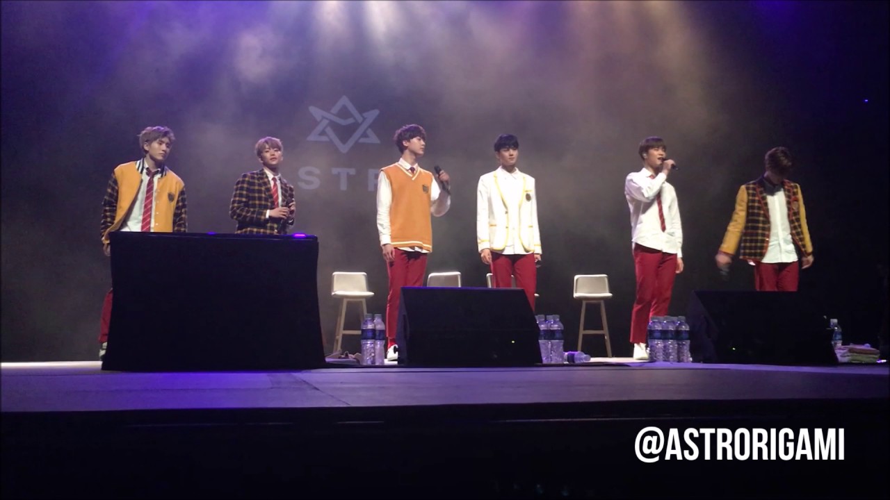 170305 ASTRO (아스트로) in Singapore - 告白气球 (Jay Chou's Confession Balloons) Cover