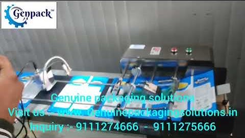 High Speed Friction Feeder for pouches cartons labels | Automatic Feeder conveyor with TIJ Printer