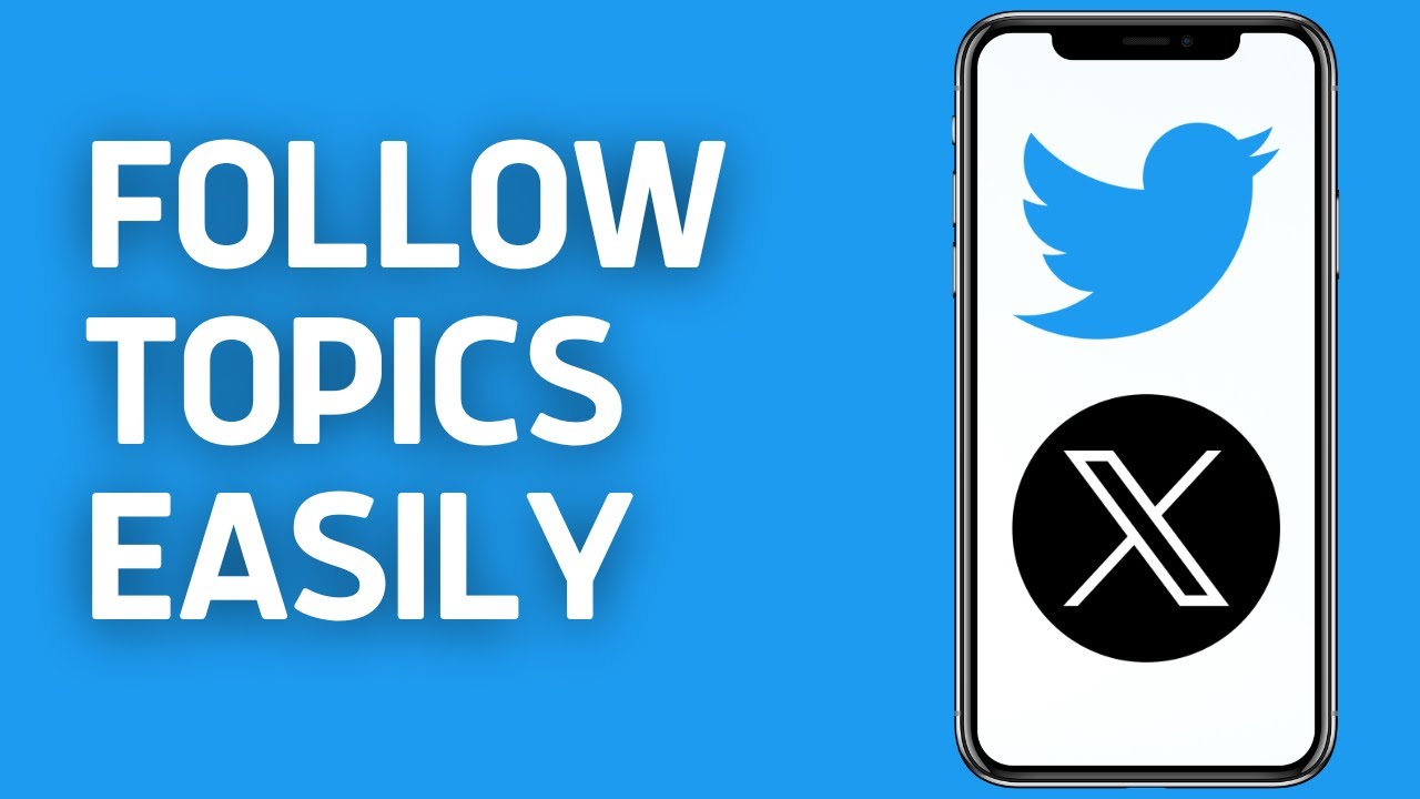 How to Follow Topics on Twitter Mobile (2024) | Topics on X