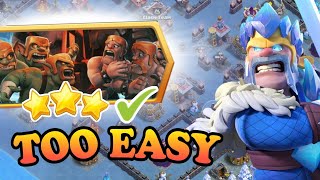 How To complete Snow Day challenge Event in coc ! 3 star new event ! clash of clans