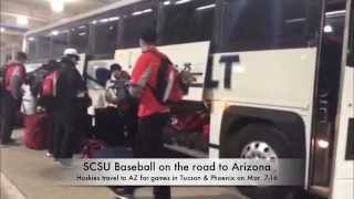 St. Cloud State baseball on the road to AZ on March 6.