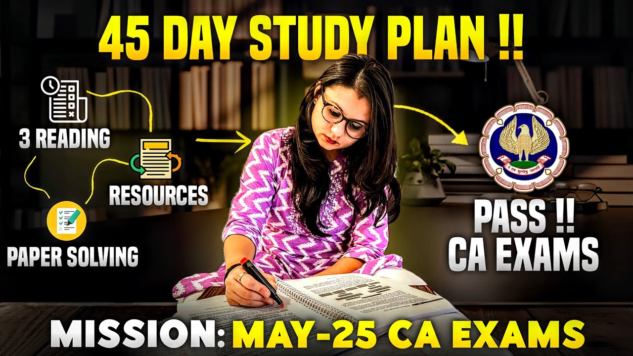6 weeks to go: A “Realistic” Roadmap to clear May 25 CA Exams with Good ...