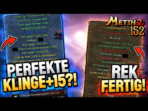 Metin2 DE 🦁 Tigerghost [ #152 ] 🦁 RED SWORD FINISHED & Serpent Blade+15 perfected?!