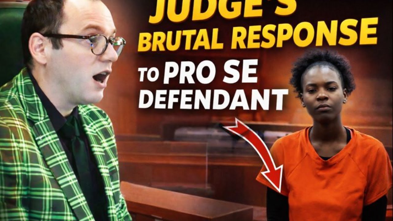 “Courtroom Chaos: Judge Clashes with Pro Se Defendant”
