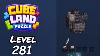 Cube Land Puzzle Level 281 Walkthrough