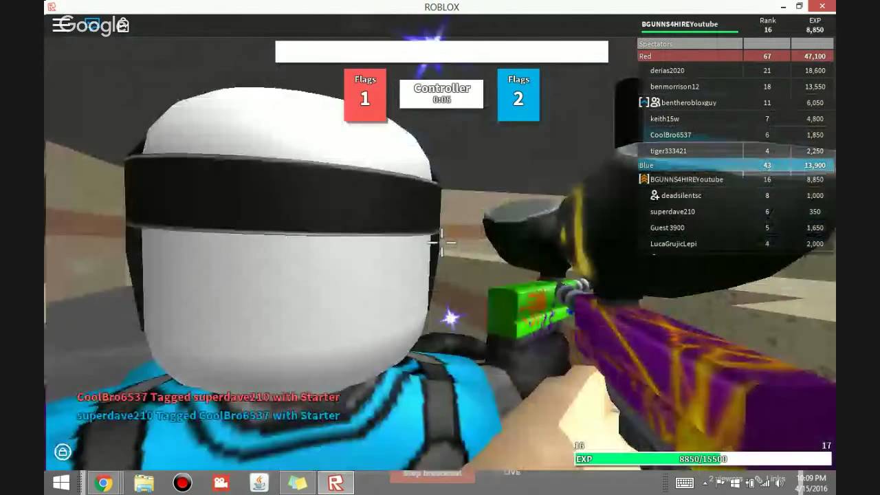 ROBLOX Paintball Frenzy [LIVE!] {with Fellow Youtubers!} YouTube