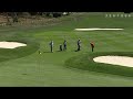 Peter Mata holes birdie chip on No. 12 at Nature Valley First Tee Open