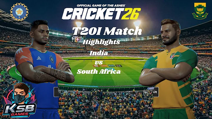 India vs South Africa T20I Highlights | High-Voltage Clash | Cricket 26 Gameplay