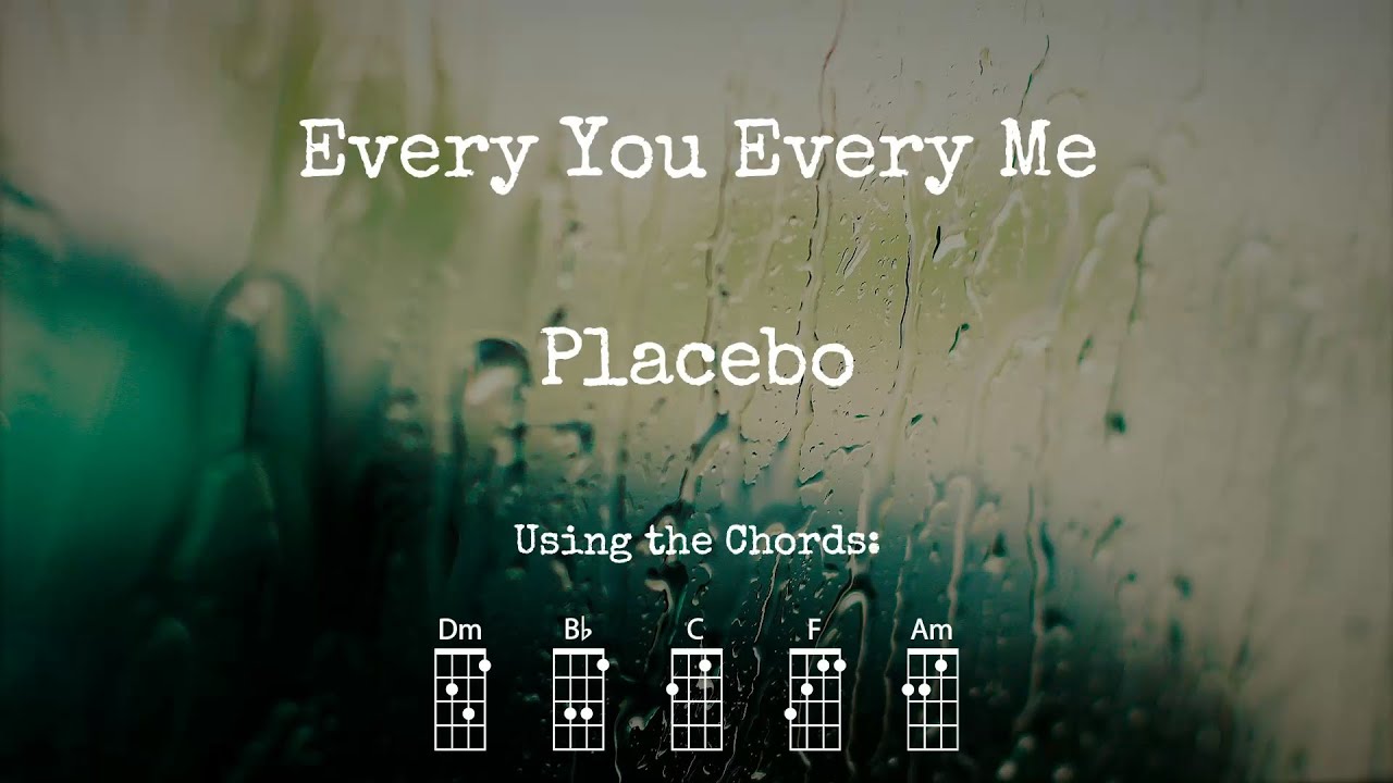 Every You Every Me Placebo BARITONE Ukulele Play Along YouTube