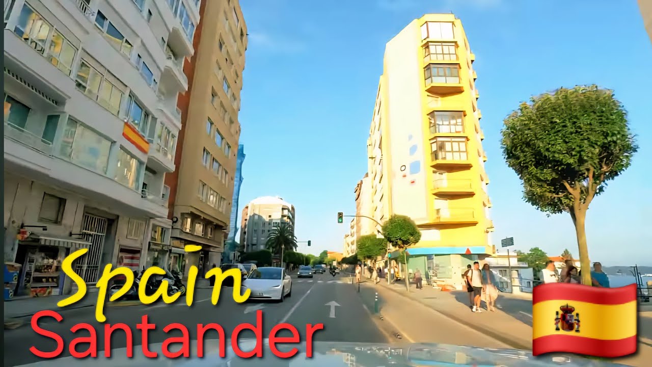 Driving in Santander Spain