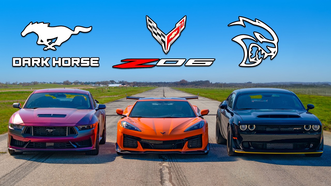 Quem faz o MELHOR V8? CORRIDA DE ARRANCADA