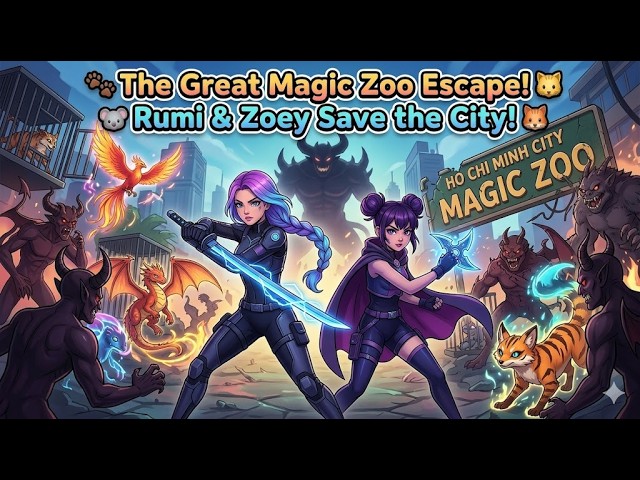 HUNTR/X KPop Demon Ep.51| 🐾 The Great Magic Zoo Escape! Rumi