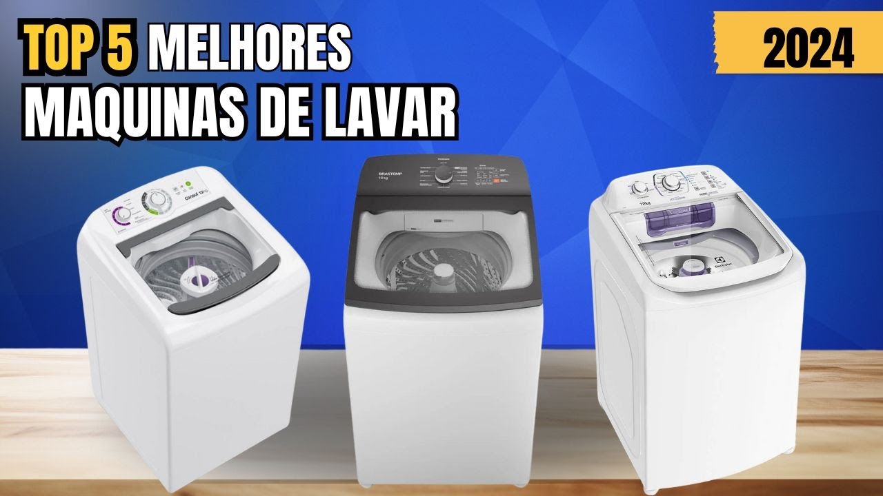 As 5 melhores MÁQUINAS DE LAVAR de 2024! - YouTube