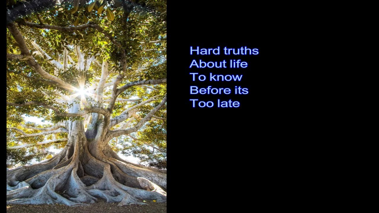 Hard truths about life to know before its too late - YouTube