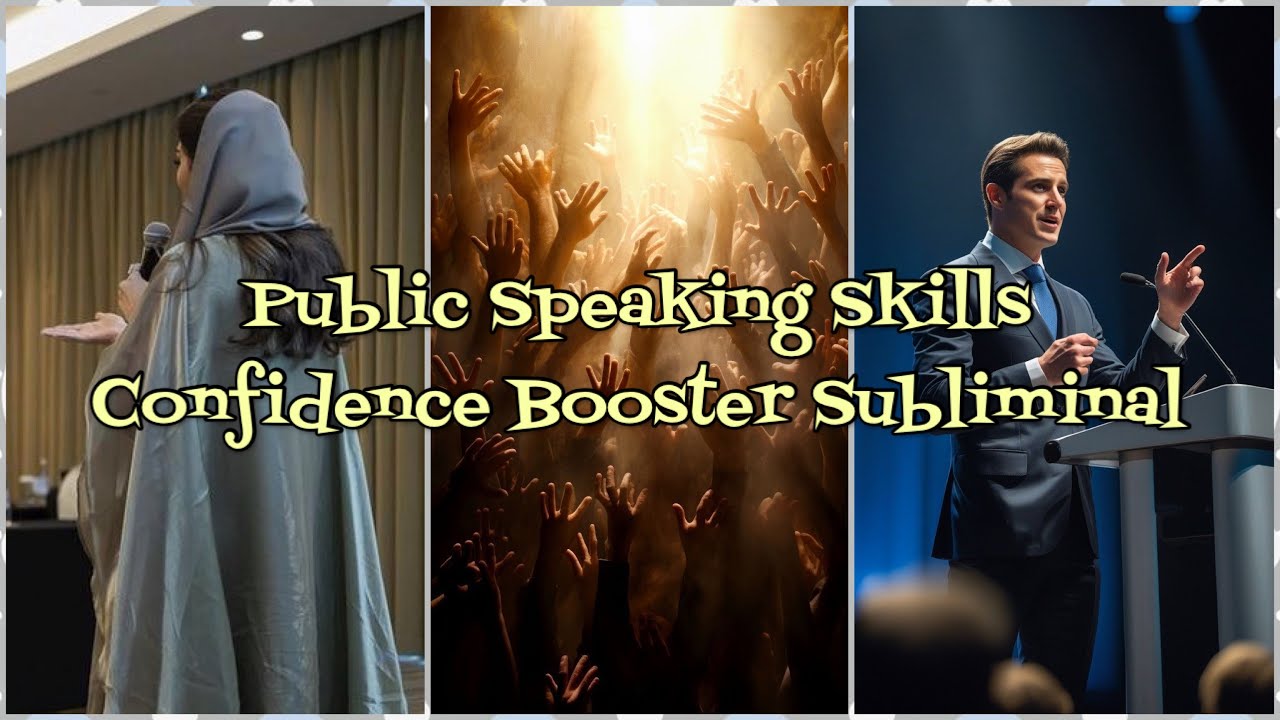 Public Speaking Confidence Booster Subliminal Become  A Motivational Speaker Everyone Admires ✨