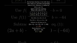 SAT Hard Problem 7: Linear Function