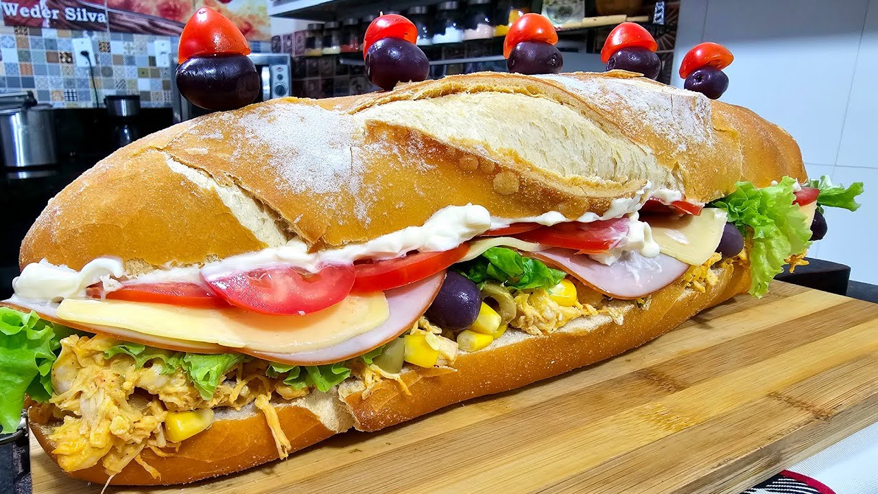 SANDUICHE ESPECIAL DE NATAL I FÁCIL I UMA DELÍCIA 