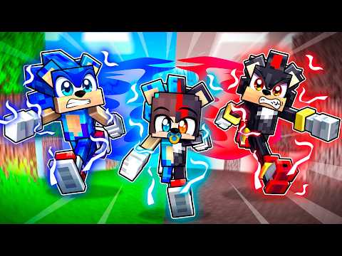 ENFRENTÉ a SONIC vs SHADOW en Minecraft! (Salió MAL💀)