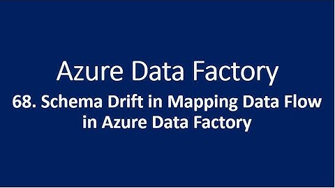 68. Schema Drift in Mapping Data Flow in Azure Data Factory