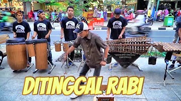 DITINGGAL RABI - Musiknya Mantap & Yang Joget Lucu TEMON HOLIC (Angklung Malioboro) Carehal NDX AKA