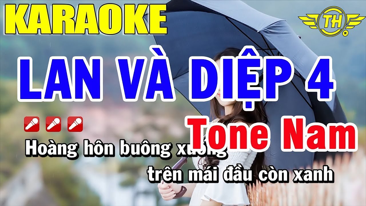Karaoke Lan Và Điệp 4 Tone Nam Nhạc Sống | Trọng Hiếu - youtube