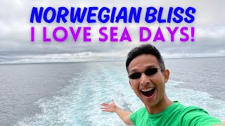 My First Sea Day onboard the Norwegian Bliss Cruise to Alaska!