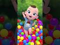 Learn Color ball pool | One Little Finger Nursery Rhymes Playground | Baby &amp; Kids Songs