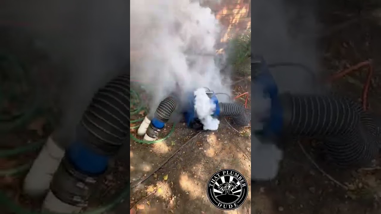 Smoke Test To Find Sewer Smell | Plumbing Clip
