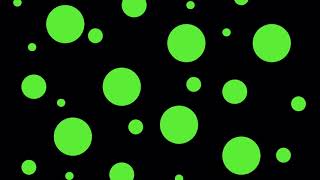 Dots in green with black background - 1 Hour