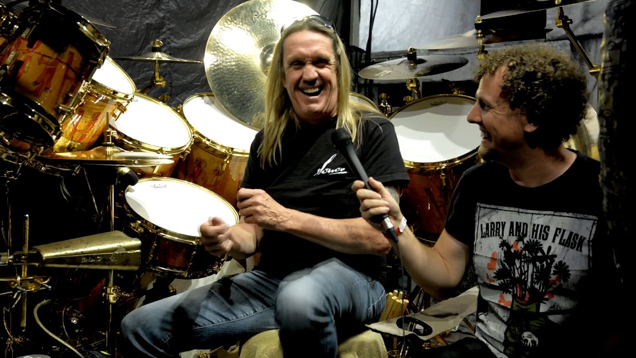 Iron Maiden Drummer Nicko Mcbrain Book Of Souls Tour